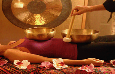 Massagem de Som com Taças Tibetanas